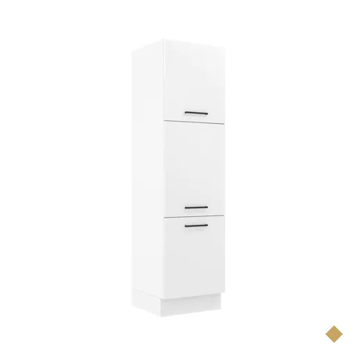 Paneleiro Armário de Cozinha 60 cm 3 Portas Branco Agata Madesa