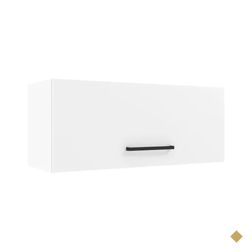 Armário de Cozinha Aéreo 80 cm 1 Porta Basculante Branco Agata Madesa