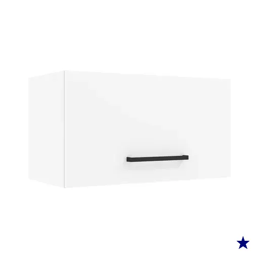 Armário de Cozinha Aéreo 60 cm 1 Porta Basculante Branco Agata Madesa