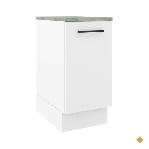 Balcão Armário de Cozinha 35 cm 1 Porta Branco Agata Madesa