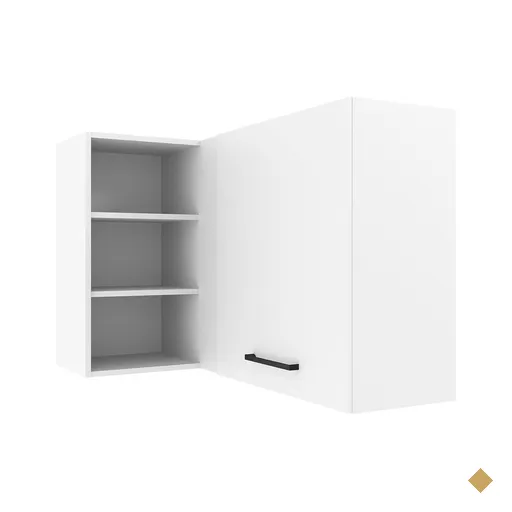 Armário Aéreo de Canto Madesa Agata 1 Porta para linha de 60 cm de…