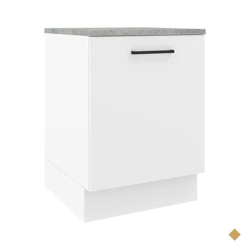 Balcão Armário de Cozinha 60 cm 1 Porta Branco Agata Madesa