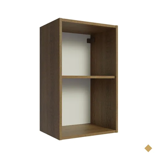 Armário Aéreo 40 cm com 2 Nichos Abertos para Cozinha Madesa Lux, Glamy…