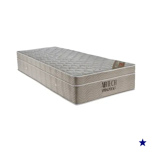 Colchão Airtech Spring Solteiro (78x188x30) - Molas Ensacadas, EPS, D26 Pró -…