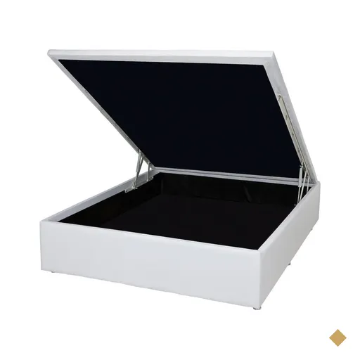 Base Baú Physical Branco Casal (138x188x39) - Ortobom