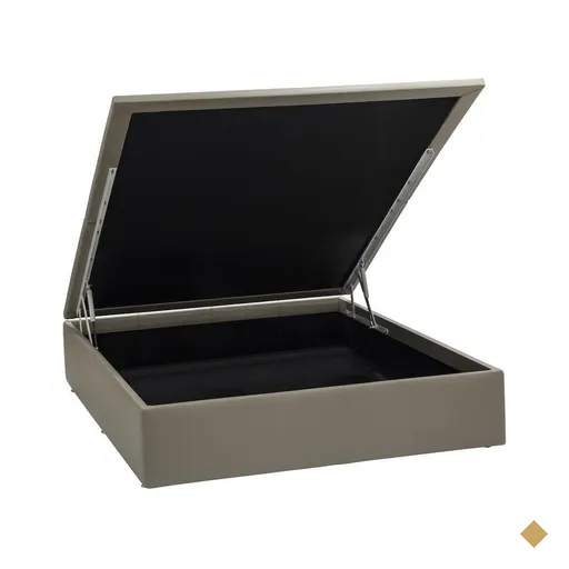Base Baú Physical Bege Casal (138x188x39) - Ortobom
