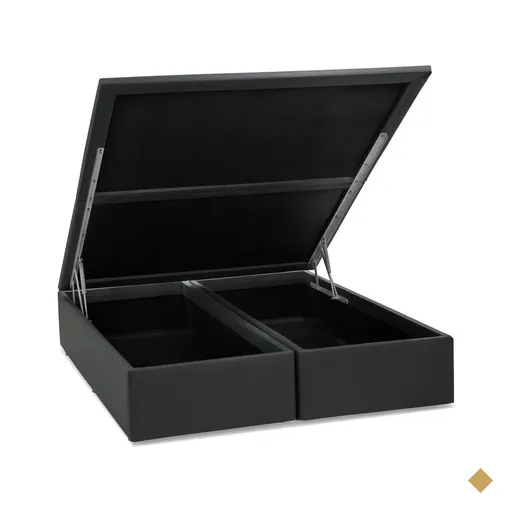 Base Baú Physical Cinza Queen (158x198x39) - Ortobom