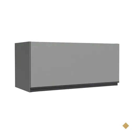 Armário Aéreo 80 cm 1 Porta Basculante Cinza Nice Madesa