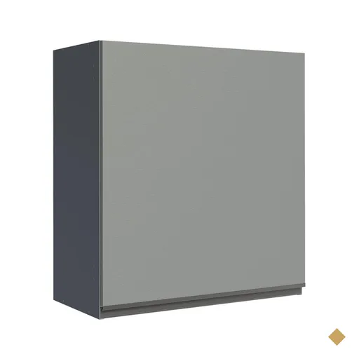 Armário Aéreo 60 cm 1 Porta Cinza Nice Madesa