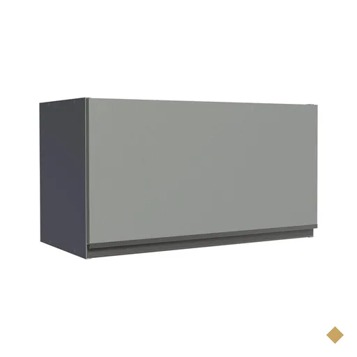 Armário de Cozinha Aéreo 60 cm 1 Porta Basculante Cinza Nice Madesa