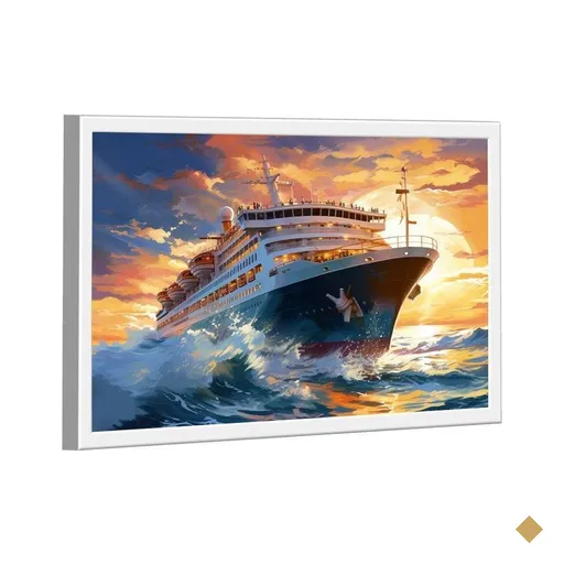 Quadro Navio Cruzeiro -- Br Artes