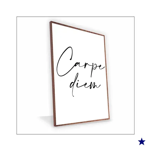 Quadro Carpe Diem Canvas sem Vidro