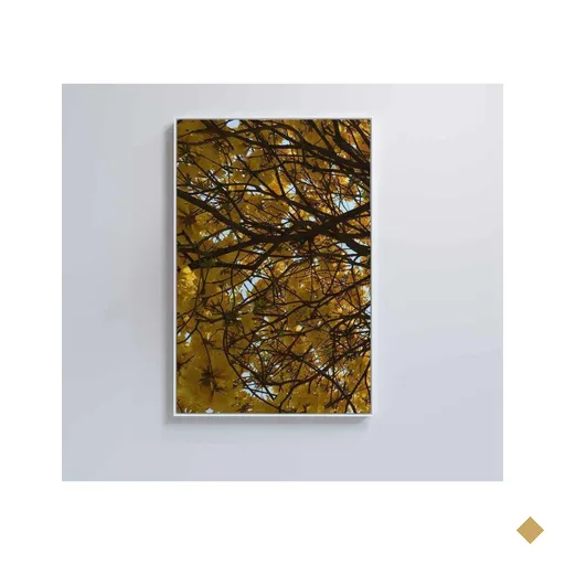 Quadro Flores Ipê Amarelo 40x60 Cm Tecido Canvas