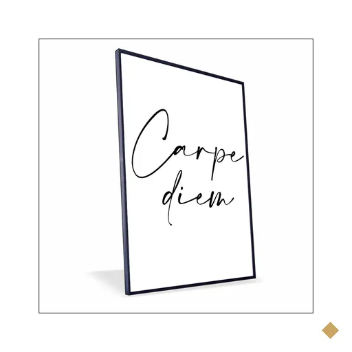Quadro Carpe Diem Vinil sem Vidro
