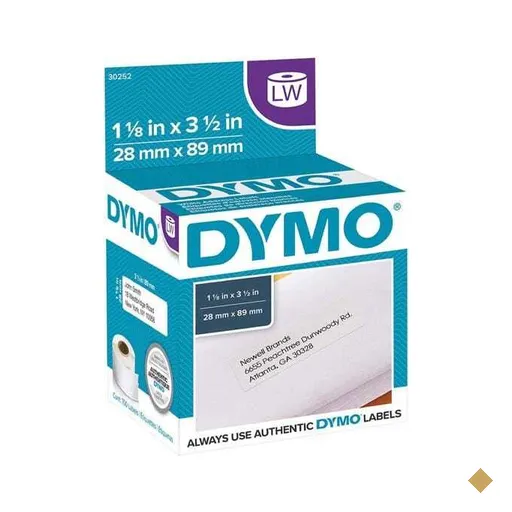 Etiqueta p/impressora térmica 28mmx89mm 30252 Dymo RL 700 UN