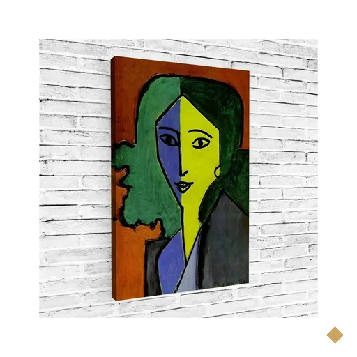 Quadro Henri Matisse Retrato De L.N. Delekorskaya:120x80 cm/BORDA INFINITA