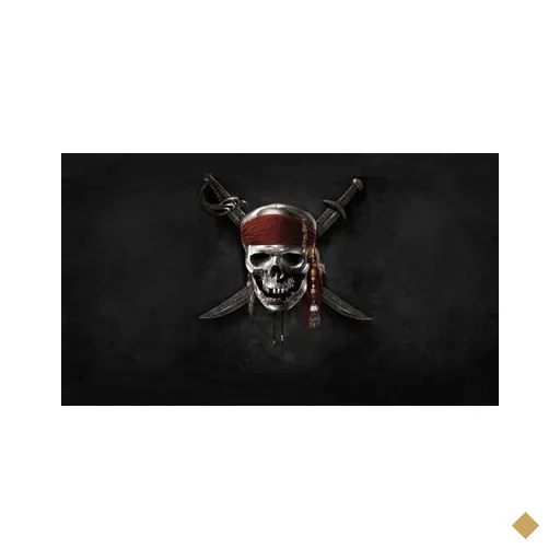 Placa quadro decorativo A5 - 15 x 21 Filme - Piratas do Caribe