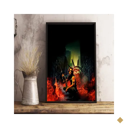 Quadro Ação E Suspense Em Nova Iorque Tamanho A4