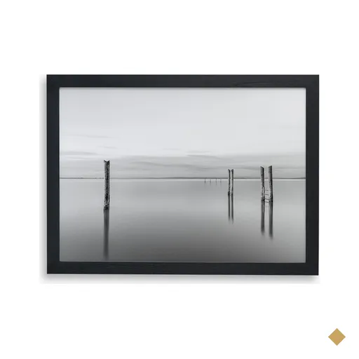 Quadro Decorativo Trapiche II | Moldura Preta:48x33