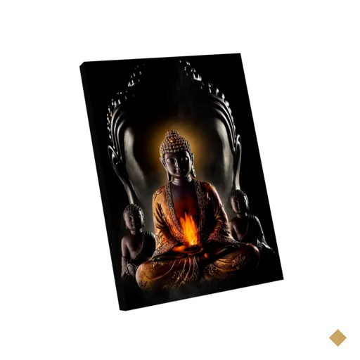 Quadro Buda Fire -- Br Artes