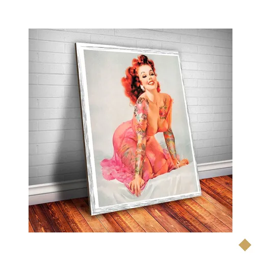 Placa Decorativa  Tatuagem-30X45CM