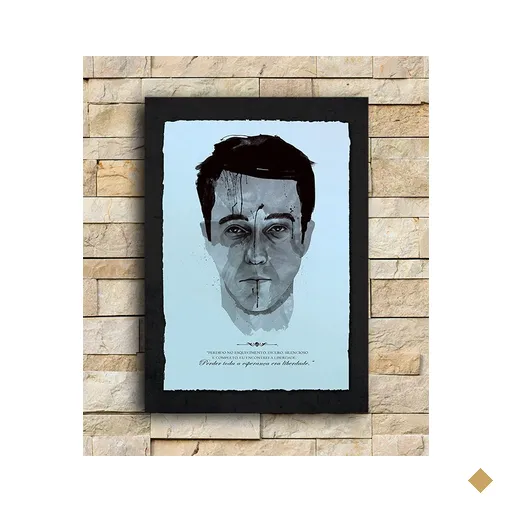 Placa Decorativa - Clube da Luta: Jack - Pequena