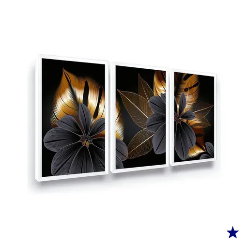 Quadro Decorativo Flor Moderno Grande Quarto Sala