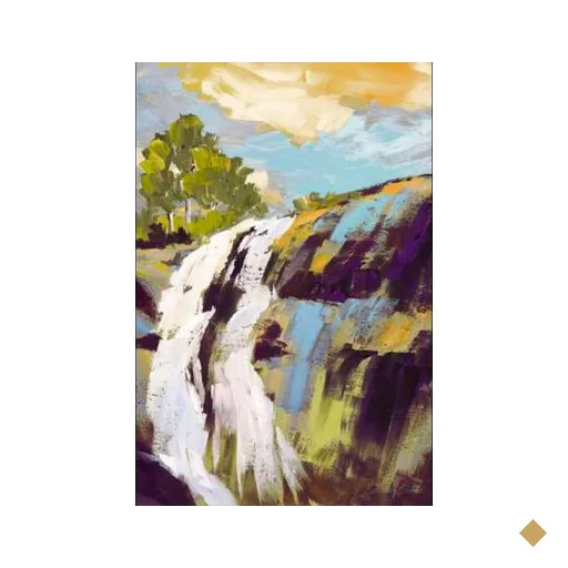Falls Canaleta 40x60cm Tabaco