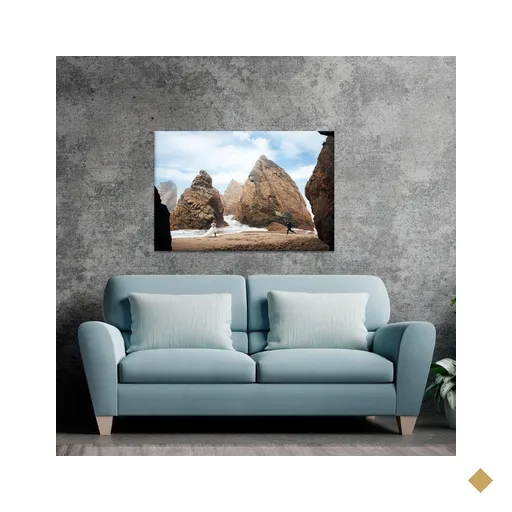 Tela Decorativa em Tecido Canvas Pré Wedding Impressão UV HD-60x90