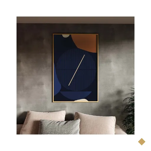 Quadro Decorativo Tela Canvas Abstrato Conceito Sinfonia Geométrica com…
