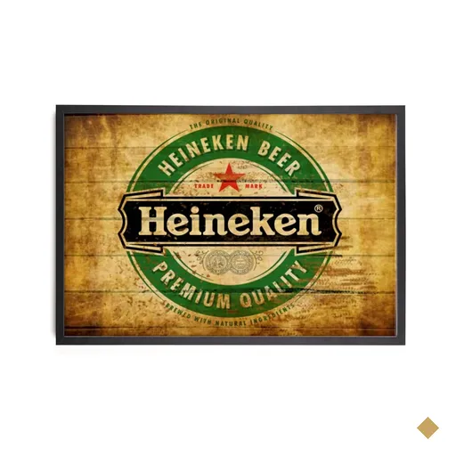 Quadro Poster Heineken AFFARI DECOR Caixinha - 20x30cm