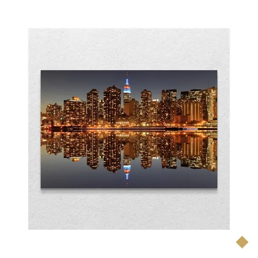 Quadro Decorativo Gantry Plaza State Park Moderno Sem Moldura e Sem Vidro 80x120
