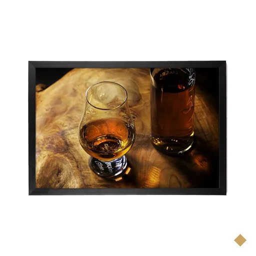 Quadro Whisky AFFARI DECOR Moldura Lisa - 20x30cm
