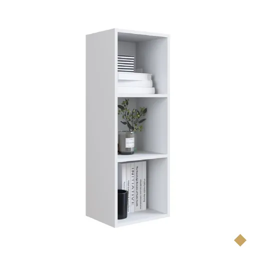 Nicho De Parede Funcionale Vertical Organizador Multiuso Art in Moveis - Branco