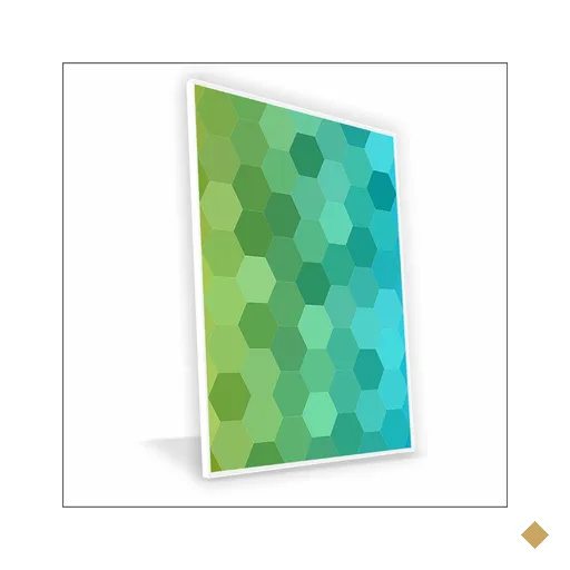 Quadro Colméias Vinil sem Vidro