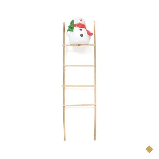Enfeite para Copo Decoração Natal 10x3cm Branco