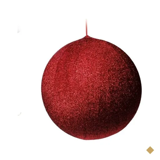 Bola de Natal para Pendurar Decoração Natal 60cm Vermelho