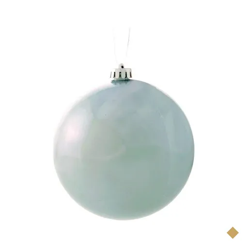 Bola Arvore de Natal Prata - 20 Cm