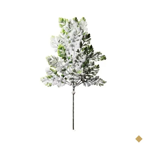Galho Decoração Natal para Árvore 70x35cm Verde
