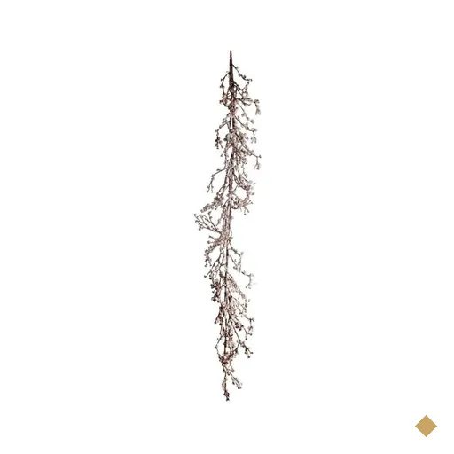 Galho Decoração Natal para Árvore 1,15M Branco