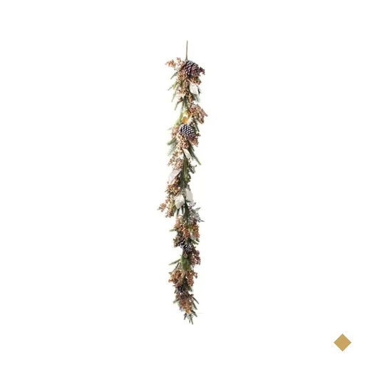 Galho Decoração Natal para Árvore 175cm Dourado