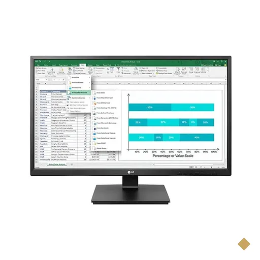 Monitor LED Tela de 23,8, Full HD, Widescreen, Tela IPS,75Hz, 5ms, 24BN650U-B…