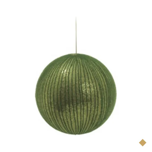 Bola de Natal para Pendurar Árvore Natal 30cm Verde