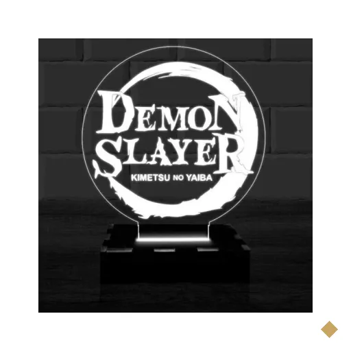 Luminária Led 3D Kimetsu No Yaiba Demon Slayer - Branco
