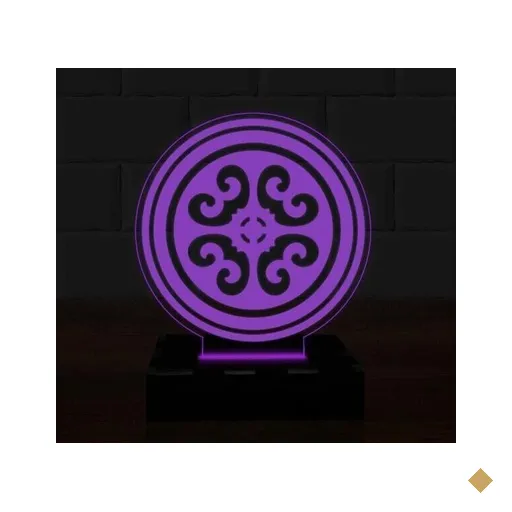 Luminária Led 3D Rosa De Saron Abajur 16 Cores e Controle