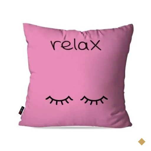 Almofada Decorativa Avulsa Rosa Relax 60x60cm