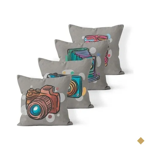 Kit 4 Almofadas Decorativas Own Fotografia - 45x45 cm