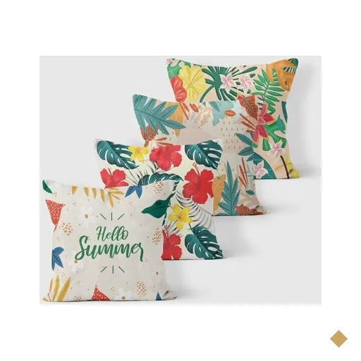 Kit 4 Almofadas Decorativas Own Hello Summer - 45x45 cm
