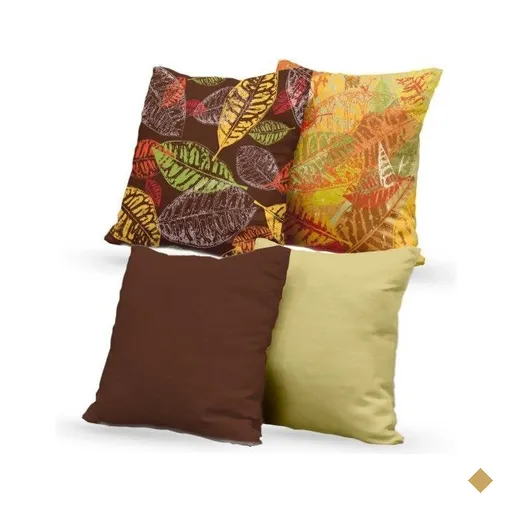 Kit 4 Almofadas Decorativas Own Outono Folhas - 45x45 cm