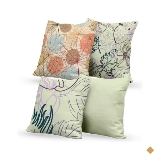 Kit 4 Almofadas Decorativas Own Flores e Folhas - 45x45 cm